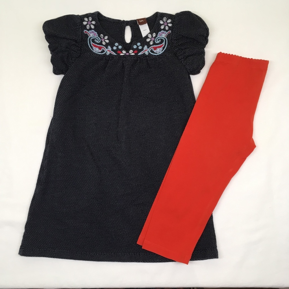 Free Tea Collection Capri Leggings with Tea Dress